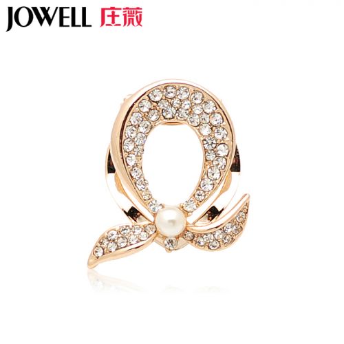 Broche femme en Alliage argent et plaqué or - Ref 1178972