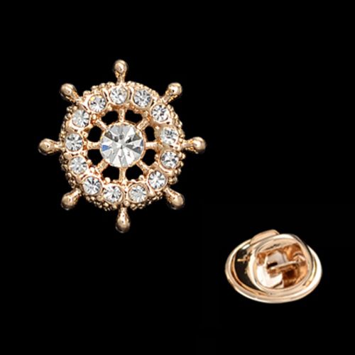 Broche femme OUTSTANDING en Alliage argent et plaqué or - Ref 1178976