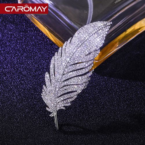 Broche femme CAROMAY en Alliage argent et plaqué or - Ref 1179096
