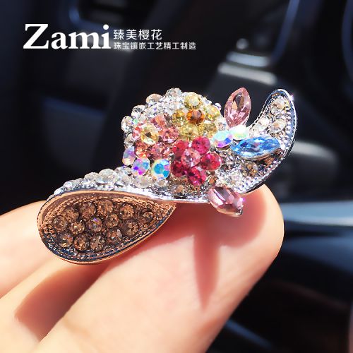 Broche femme en Zircon diamant - Ref 1179208