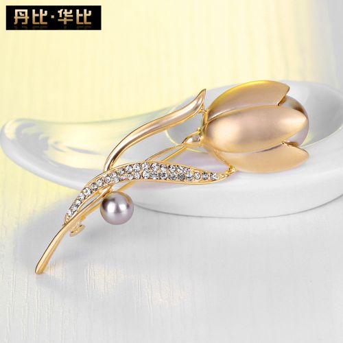 Broche femme en Zircon diamant - Ref 1179275