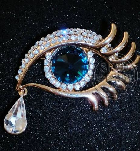 Broche femme en Alliage argent et plaqué or - Ref 1179339