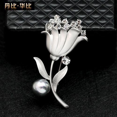 Broche femme en Alliage argent et plaqué or - Ref 1179354