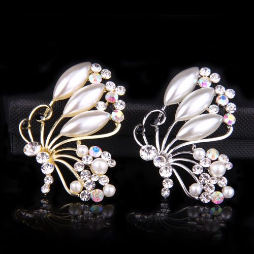 Broche en Alliage argent et plaqué or - Ref 1179373