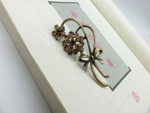 Broche en Alliage argent et plaqué or - Ref 1179378