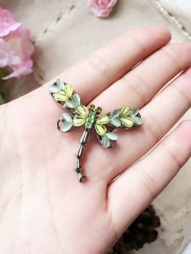 Broche femme en Alliage argent et plaqué or - Ref 1179395