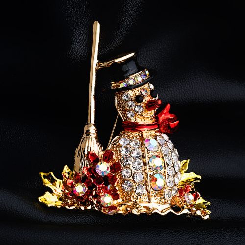 Broche femme LINGLADY en Zircon diamant - Ref 1179457