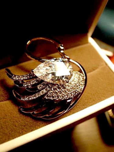 Broche femme en Alliage argent et plaqué or - Ref 1179476