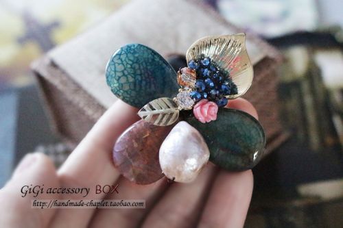 Broche femme en Matériau mixte - Ref 1179538