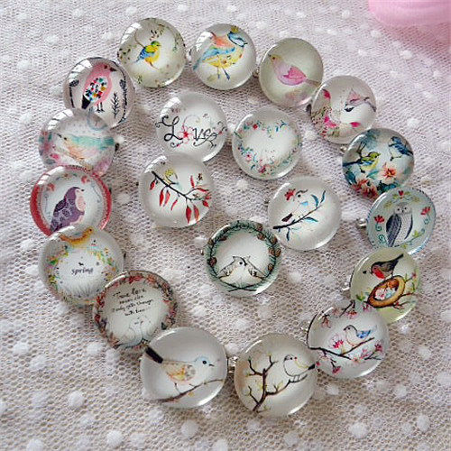 Broche Lovers en cristal artificiel - Ref 1180363