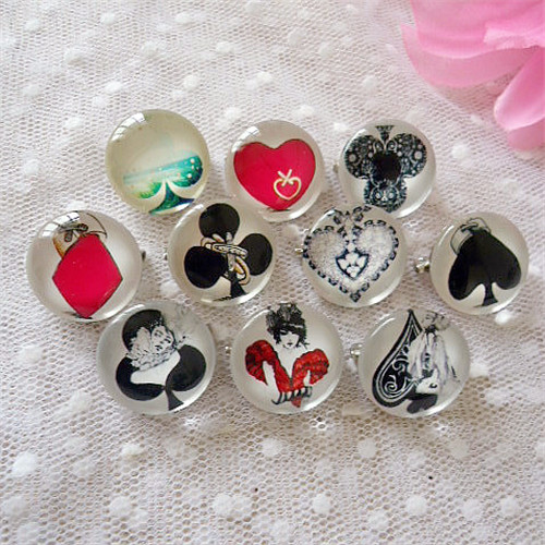 Broche Lovers en cristal artificiel - Ref 1180406