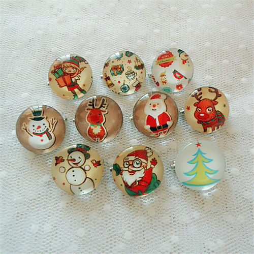 Broche Lovers en cristal artificiel - Ref 1180409