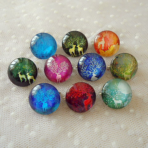 Broche en cristal artificiel - Ref 1180418