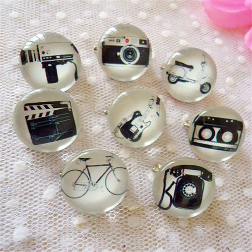 Broche Lovers en cristal artificiel - Ref 1180571