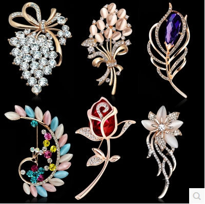 Broche en Alliage argent et plaqué or - Ref 1180616