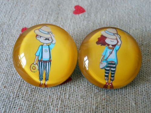 Broche Lovers en plexiglas - Ref 1180872