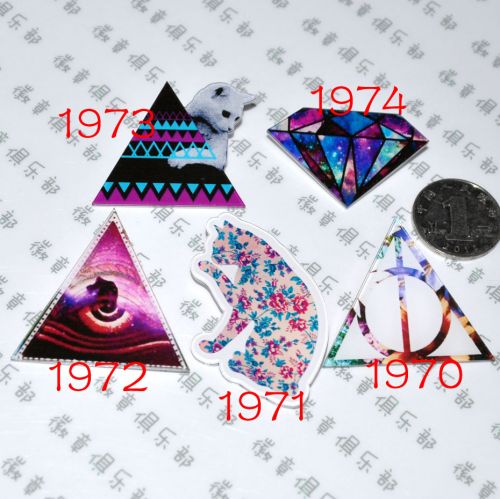 Broche Lovers en plexiglas - Ref 1181084