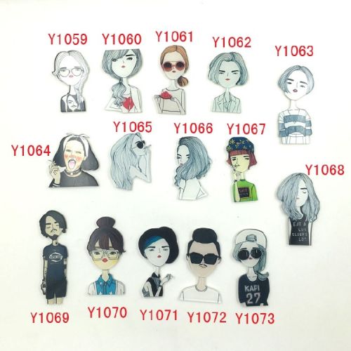 Broche en plexiglas - Ref 1181620