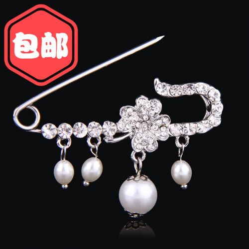 Broche en Alliage argent et plaqué or - Ref 1182006