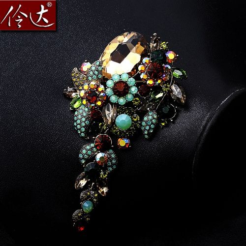 Broche femme LINGLADY en Zircon diamant - Ref 1182125
