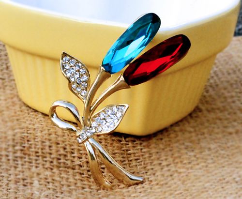 Broche femme en Alliage argent et plaqué or - Ref 1182188