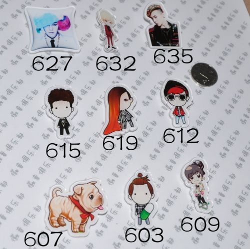 Broche Lovers en plexiglas - Ref 1183750