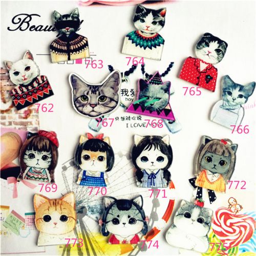 Broche femme en plexiglas - Ref 1183852