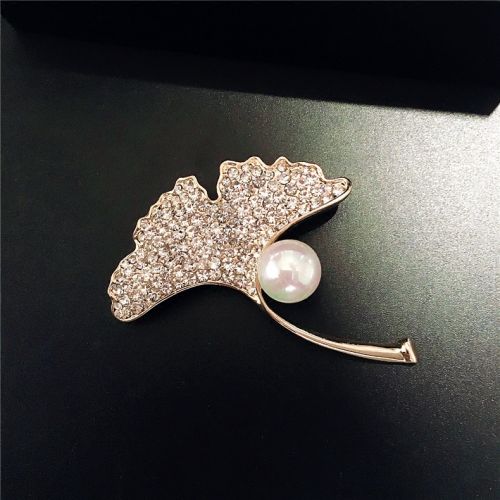 Broche femme en Zircon diamant - Ref 1187324