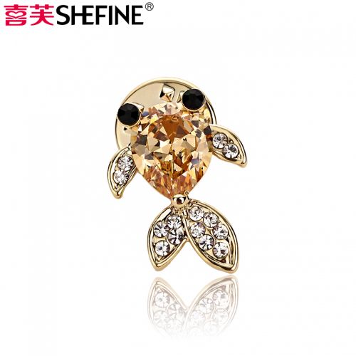 Broche femme SHEFINE en Zircon diamant - Ref 1187389