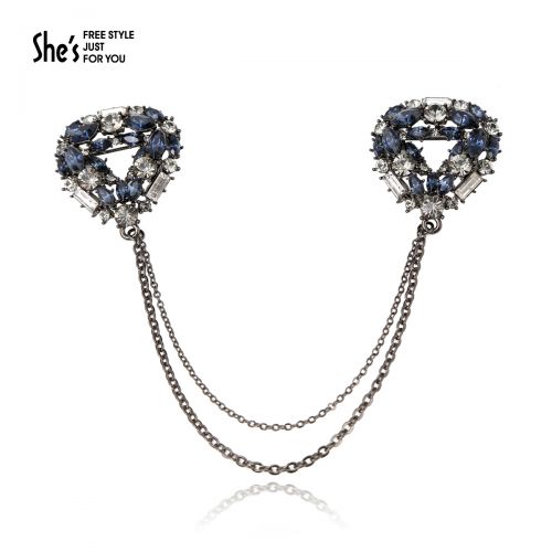 Broche femme SHES en Alliage, cristal - Ref 1187574