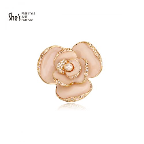 Broche femme SHES en cristal artificiel - Ref 1187588