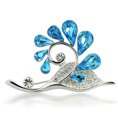 Broche femme en cristal autrichien - Ref 1187761