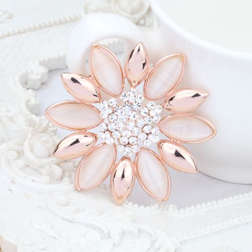 Broche femme YA BAO en Zircon diamant - Ref 1188028