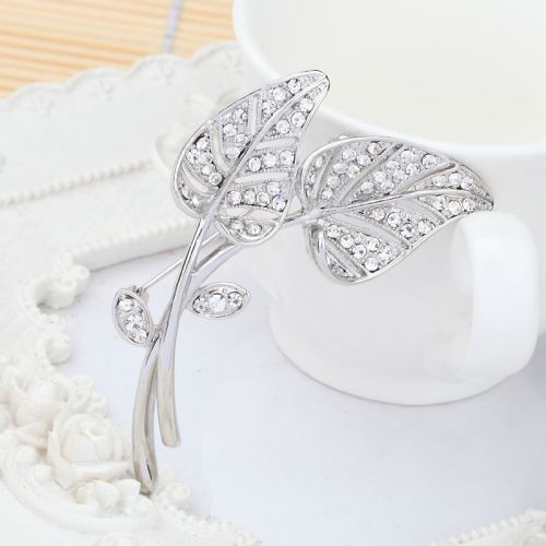 Broche femme YA BAO en Zircon diamant - Ref 1188062