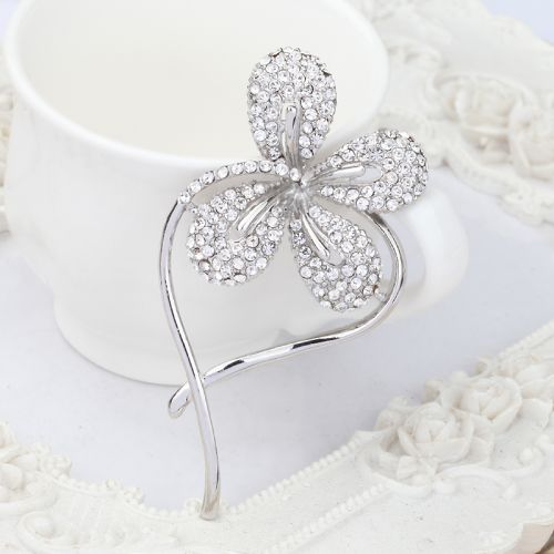 Broche femme YA BAO en Zircon diamant - Ref 1188072