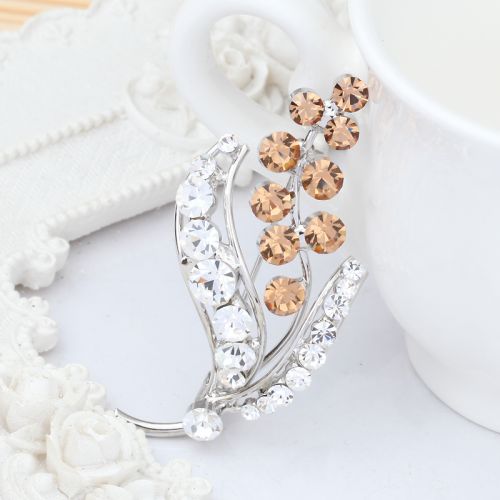 Broche femme YA BAO en Zircon diamant - Ref 1188080