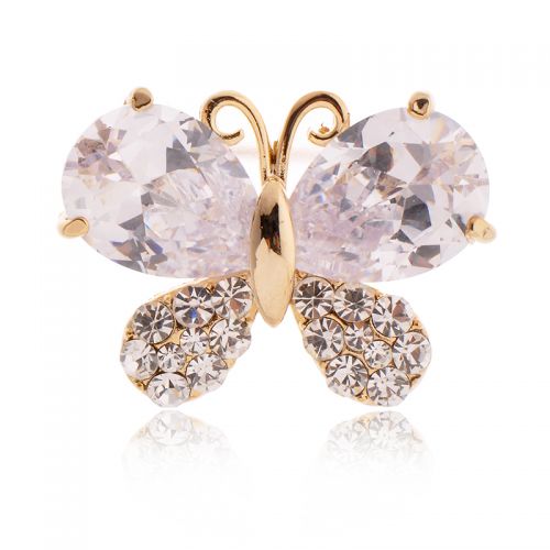 Broche femme YA BAO en Zircon diamant - Ref 1188140