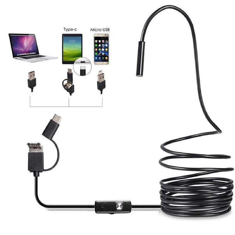 Caméra Endoscope pour téléphone portable 7mm - Ref 3424226