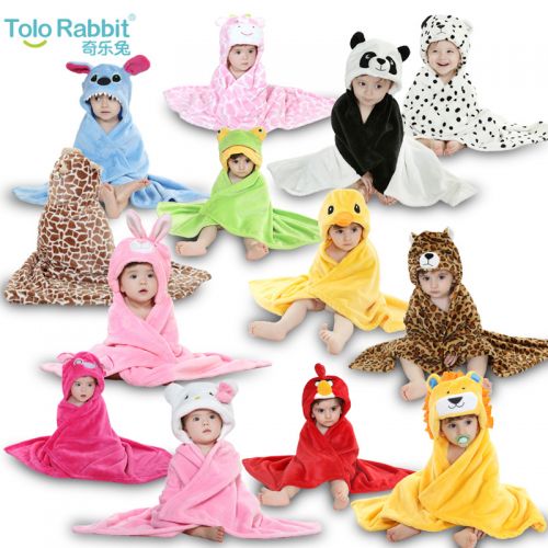 Cape pour enfant TOLO RABBIT en flanelle - Ref 2154360