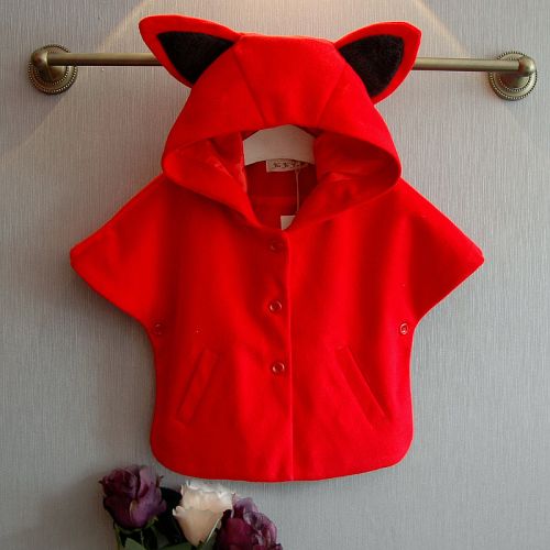 Cape pour fille en flanelle - Ref 2154650
