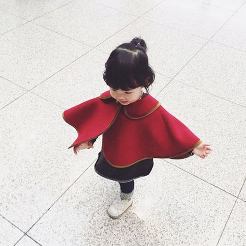 Cape pour fille en cachemire - Ref 2154742