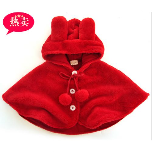 Cape pour fille en corail - Ref 2154789