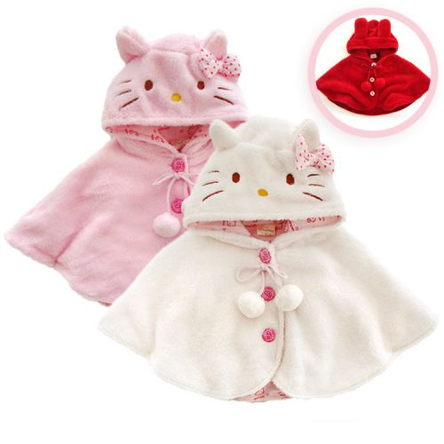 Cape pour fille en corail - Ref 2154870