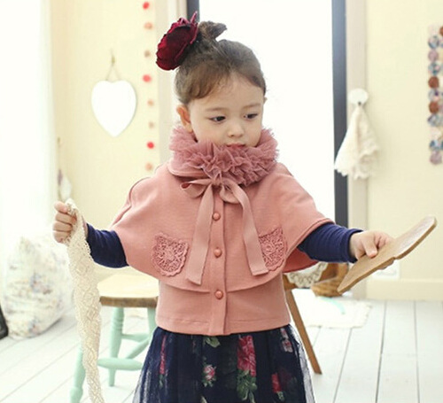 Cape pour fille en cachemire - Ref 2155124