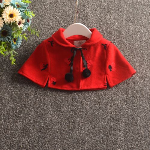 Cape pour fille en flanelle - Ref 2155314