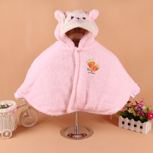Cape pour fille en corail - Ref 2155357