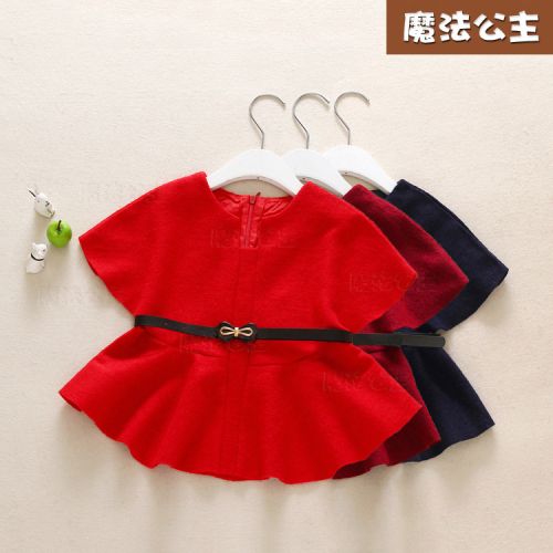 Cape pour fille en laine - Ref 2155369