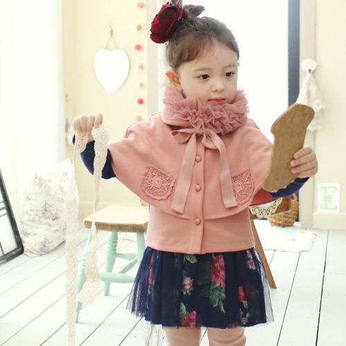 Cape pour fille PULL CARROTS en Toile de coton - Ref 2155579