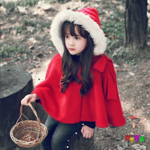 Cape pour fille en laine - Ref 2156987