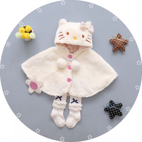 Cape pour fille en laine - Ref 2157269